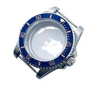 ROUREOX Pro Watch Mod Case 40mm Scratch-Resistant Sapphire Crystal Sandblasted Ceramic Bezel Fits ETA2824 PT5000 for Rolex Submariner/GMT-Master II/Yacht-Master - E1