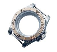 ROUREOX Pro Watch Mod Case 40mm Scratch-Resistant Sapphire Crystal Sandblasted Ceramic Bezel Fits ETA2824 PT5000 for Rolex Submariner/GMT-Master II/Yacht-Master - D2
