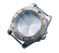 ROUREOX Pro Watch Mod Case 40mm Scratch-Resistant Sapphire Crystal Sandblasted Ceramic Bezel Fits ETA2824 PT5000 for Rolex Submariner/GMT-Master II/Yacht-Master - D4