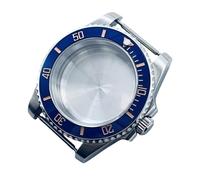 ROUREOX Pro Watch Mod Case 40mm Scratch-Resistant Sapphire Crystal Sandblasted Ceramic Bezel Fits ETA2824 PT5000 for Rolex Submariner/GMT-Master II/Yacht-Master - E4