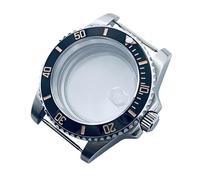 ROUREOX Pro Watch Mod Case 40mm Scratch-Resistant Sapphire Crystal Sandblasted Ceramic Bezel Fits ETA2824 PT5000 for Rolex Submariner/GMT-Master II/Yacht-Master - B1