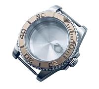 ROUREOX Pro Watch Mod Case 40mm Scratch-Resistant Sapphire Crystal Sandblasted Ceramic Bezel Fits ETA2824 PT5000 for Rolex Submariner/GMT-Master II/Yacht-Master - D3