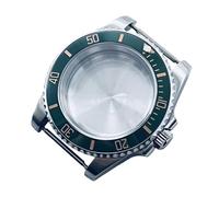 ROUREOX Pro Watch Mod Case 40mm Scratch-Resistant Sapphire Crystal Sandblasted Ceramic Bezel Fits ETA2824 PT5000 for Rolex Submariner/GMT-Master II/Yacht-Master - F4