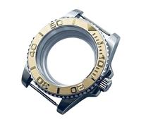 ROUREOX Pro Watch Mod Case 40mm Scratch-Resistant Sapphire Crystal Sandblasted Ceramic Bezel Fits ETA2824 PT5000 for Rolex Submariner/GMT-Master II/Yacht-Master - C2