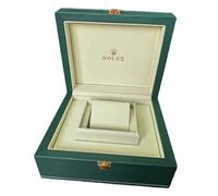 ROUREOX Real Wood Watch Box Storage - Men’s Accessory Organiser with Soft Pillows - Vintage Style Wooden Chest for Rolex GMT-Master II