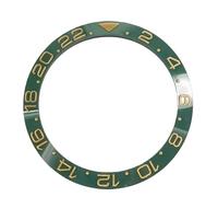 ROUREOX Replacement Bezel for Watch Modding 38mm Ceramic Insert Scratch-Proof Watchmakers DIY Part for Rolex Submariner Series-D