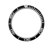 ROUREOX Replacement Ceramic Bezel Insert 40.5mm Generic Watch Face Ring DIY Modding Accessories Parts - A6