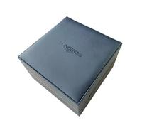 ROUREOX Replacement Watch Box Hard Shell Wooden Case Blue Gloss Exterior Soft Cushion Protection Storage for Longines PrimaLuna