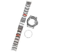 ROUREOX Retro 39mm Watch Case Kit Fixed 24-Hour Bezel Sapphire Crystal Date Magnifier Fit NH35 NH36 Movement Vintage Modding for Rolex Explorer-4 39MM