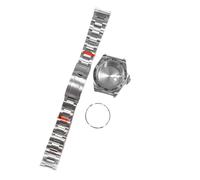 ROUREOX Retro 39mm Watch Case Kit Fixed 24-Hour Bezel Sapphire Crystal Date Magnifier Fit NH35 NH36 Movement Vintage Modding for Rolex Explorer-1 39MM