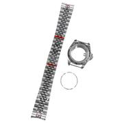 ROUREOX Retro 39mm Watch Case Kit Fixed 24-Hour Bezel Sapphire Crystal Date Magnifier Fit NH35 NH36 Movement Vintage Modding for Rolex Explorer-6 39MM