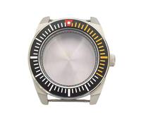 ROUREOX Sharp Edge Style Watch Housing 43mm 316L Steel Sapphire Glass Aluminium Bezel Insert Fit NH35 NH36 Modding Parts for Seiko Samurai-7 43MM