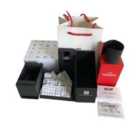 ROUREOX Single Watch Holder Storage Chest Sturdy Cardboard Construction Protective Case Mens Accessories for Tissot Le Locle