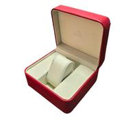 ROUREOX Single Watch Stand Wood, 1 Slot Case, Solid Storage Box, Premium Display Organiser for Bedside Table for Omega Speedmaster Collection