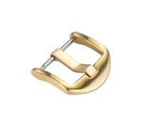 ROUREOX Solid Brass Watch Buckle Brushed Pre-V Style Replacement Clasp Screw-in Pin 18mm-26mm for Panerai-Circle 18mm