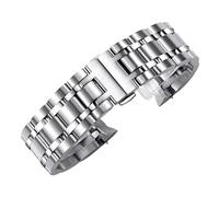 ROUREOX Solid Stainless Steel Watch Strap Metal Band Replacement Wrist Bracelet Butterfly Clasp 22mm 23mm for Tissot Couturier-22mm