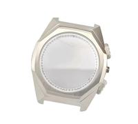 ROUREOX Solid Steel Chronograph Case 44.5mm Fits Large 32.5mm Dial Screw Down Pushers Fit VK63 Mecha-Quartz Movement for GS Evolution 9-3-No Logo 44.5MM