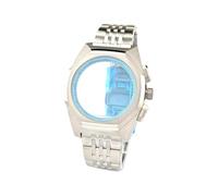 ROUREOX Solid Steel Chronograph Case 44.5mm Fits Large 32.5mm Dial Screw Down Pushers Fit VK63 Mecha-Quartz Movement for GS Evolution 9-5-With Logo 44.5MM
