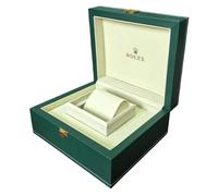 ROUREOX Solid Wood Watch Case Storage - Protective Organiser with Soft Lining - Timber Box for Wristwatches for Rolex Oyster Perpetual