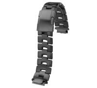 ROUREOX Stainless Steel Dedicated Interface Watch Strap, Men's Metal Replacement Watch Bracelet for Tissot Speed Cycling Model T111.417-Black 18MM