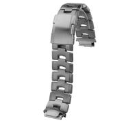 ROUREOX Stainless Steel Dedicated Interface Watch Strap, Men's Metal Replacement Watch Bracelet for Tissot Speed Cycling Model T111.417-Titanium 18MM