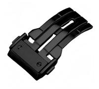 ROUREOX Stainless Steel Foldable Watch Strap Clasp, Rust-Resistant Sweat-Resistant Watch Repairment Accessory for HUBLOT Big Bang Fusion Series-Black 20mm