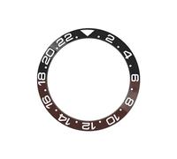 ROUREOX Two-Tone Bezel Insert in Ceramic, 38mm Replacement Watch Ring Watch Modification for Rolex GMT-Master II-A7