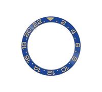 ROUREOX Two-Tone Bezel Insert in Ceramic, 38mm Replacement Watch Ring Watch Modification for Rolex GMT-Master II-A12