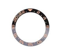 ROUREOX Two-Tone Bezel Insert in Ceramic, 38mm Replacement Watch Ring Watch Modification for Rolex GMT-Master II-A15