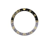 ROUREOX Two-Tone Bezel Insert in Ceramic, 38mm Replacement Watch Ring Watch Modification for Rolex GMT-Master II-A14