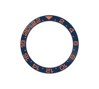 ROUREOX Two-Tone Bezel Insert in Ceramic, 38mm Replacement Watch Ring Watch Modification for Rolex GMT-Master II-A19