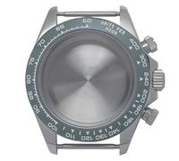 ROUREOX VK63 Chronograph Modding Case 39mm Stainless Steel Tachymeter Bezel Sapphire Crystal Solid Back Watchmaking Kit for Rolex Daytona-8 39MM