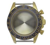 ROUREOX VK63 Chronograph Modding Case 39mm Stainless Steel Tachymeter Bezel Sapphire Crystal Solid Back Watchmaking Kit for Rolex Daytona-7 39MM