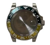 ROUREOX Watch Mod Parts 40mm Diver Case 316L Steel Ceramic Bezel Sapphire Crystal fits ETA 2836 Miyota 8215 2813 for Rolex Submariner/GMT-Master - 6