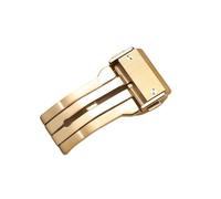 ROUREOX Watch Replacement Buckle Double Push Button Butterfly Clasp Watch Repairment Accessories for Hublot Big Bang Series-Gold 24mm