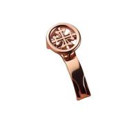 ROUREOX Watch Replacement Buckle Stainless Steel Lantern-Style Double Folding Clasp for Patek Philippe Nautilus Series-Rose Gold 18mm