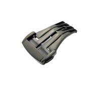 ROUREOX Watch Replacement Clasp Push Button Stainless Steel Deployment Butterfly Buckle for Omega De Ville Series-Black 20mm