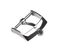 ROUREOX Watch Strap Replacement Buckle Heavy Duty Stainless Steel Pin Clasp Watch Accessories for Rolex Submariner Series-Silver 16mm
