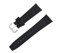 ROUREOX Woven Canvas Watch Band for IWC Le Petit Prince Edition | Washable Leather Replacement Strap Heavy Duty Buckle Casual Men Women