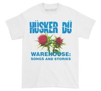 Rourunjie Husker Du Men's Thistle Slim Fit T Shirt White White 3XL