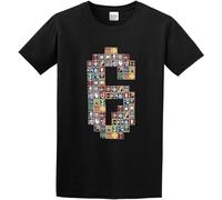 Rourunjie Rainbow Six Siege Cool Outdoor Gift T Shirts for Men Adult Short Sleeve Black XXL