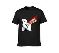 Rourunjie Unisex T-Shirt Fitness Franz Ferdinand Hip Hop Cotton Men's M Black