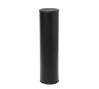 Rous Professional Stainless Steel Cylinder Sand Shaker Rhythm Musical Instruments Percussion for Band Accompaniment,Black