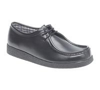 Route 21 Men's Coated Leather Apron Para Shoes in Black | Size: 12 Route 21 Black 12