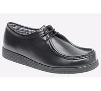 Route 21 Omaha Apron Leather Men's Trainers Size: 9 Colour : Black