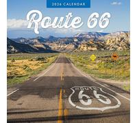 Route 66-2026 Square Wall Calendar - by Red Robin Publishing