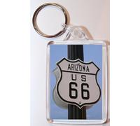 Route 66 - Arizona - USA - Double Sided Large Keyring Gift/Present/Souvenir