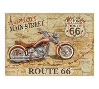 Route 66 Backdrop Retro 66 Road Map Motel Motorcycle Arizona Desert Photography Background Route 66 Poster Wall Backdrop Decorations Motorbike Route 66 Birthday Party Portrait Props 5x3ft