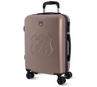 Route 66 - Cabin Suitcase 55x40x20 Rigid ABS 4 Wheels - Airplane Luggage