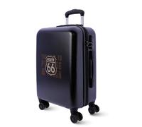 Route 66 - Cabin Travel Suitcases - Cabin Suitcase - Travel Suitcases - Heavy Duty Cabin Suitcase 55x40x20 Ryannair- Trolley Luggage for Aircraft Heavy Duty with 4 Wheels 360º and Lock, navy, 55x40x20